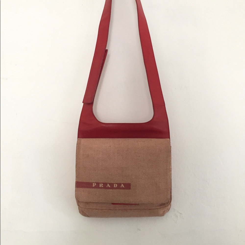 Prada Sport 1999 Vintage Red Crossbody Bag
